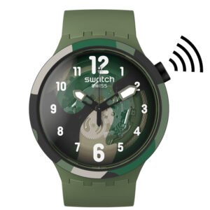 Reloj Swatch Look Right Thru Green Pay SB05G1085-300