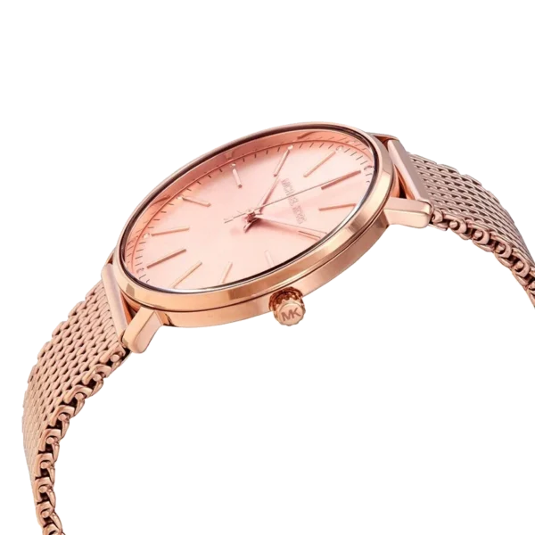 reloj, michael kors, mk4340, pyper, mujer, acero inoxidable, oro rosa, milanesa, cuarzo, elegante, casual, moda, accesorio, regalo, envío gratis, reloj de mujer, reloj michael kors mujer, reloj de pulsera