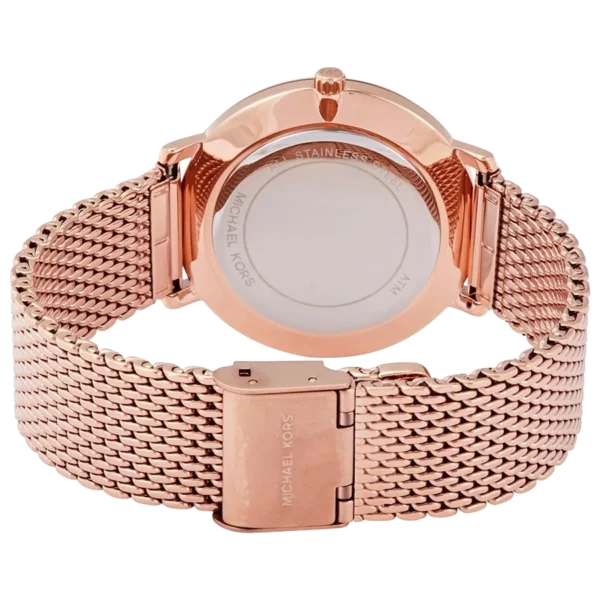 reloj, michael kors, mk4340, pyper, mujer, acero inoxidable, oro rosa, milanesa, cuarzo, elegante, casual, moda, accesorio, regalo, envío gratis, reloj de mujer, reloj michael kors mujer, reloj de pulsera