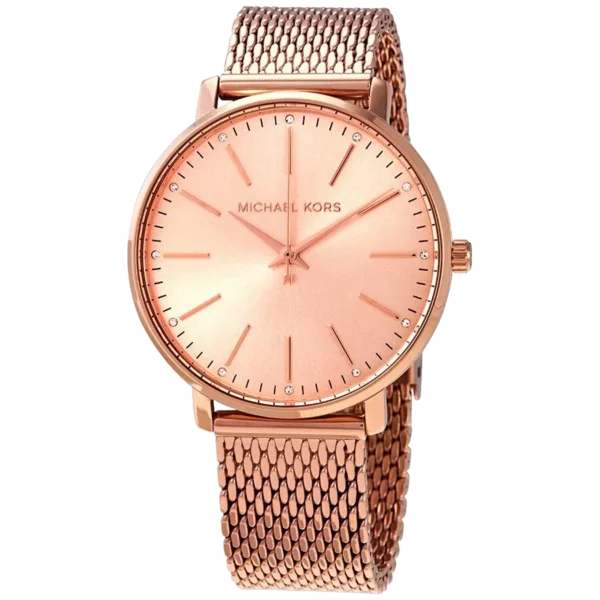 reloj, michael kors, mk4340, pyper, mujer, acero inoxidable, oro rosa, milanesa, cuarzo, elegante, casual, moda, accesorio, regalo, envío gratis, reloj de mujer, reloj michael kors mujer, reloj de pulsera