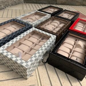 Estuche Organizador de Relojes 12 Puestos