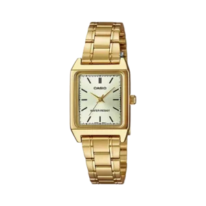 Casio LTP-V007G-9EUDF - reloj dorado rectangular para mujer con diseño clásico