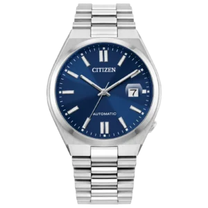 Citizen TSUYOSA NJ0150-56L - diseño moderno con correa de acero inoxidable y resistencia al agua de 50m