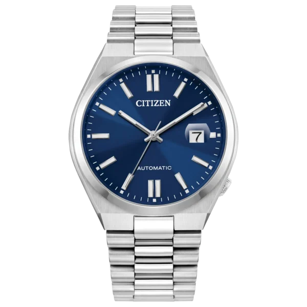 Citizen TSUYOSA NJ0150-56L - diseño moderno con correa de acero inoxidable y resistencia al agua de 50m