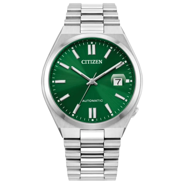 Citizen TSUYOSA NJ0150-56X - reloj automático con esfera verde y cristal de zafiro
