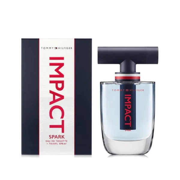 Perfume Impact Spark con notas de higo, cardamomo y sándalo, ideal para uso diario