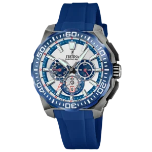Reloj Festina Chrono Bike F20725/4 con esfera azul y correa de caucho – Mundo Reloj Barranquilla