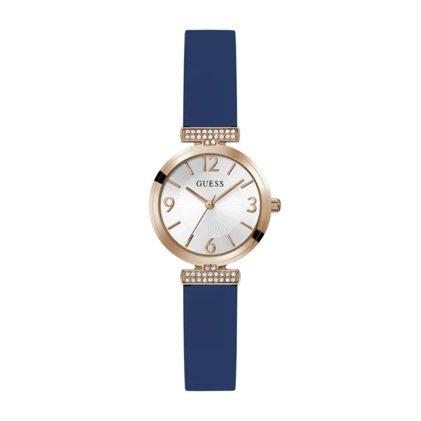 Reloj GUESS Array GW0912L3 para mujer en color dorado y blanco, a la venta en nuestra tienda de Barranquilla