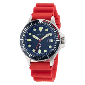 Reloj Nautica NAPCBS301 solar rojo para hombre – Mundo Reloj Barranquilla
