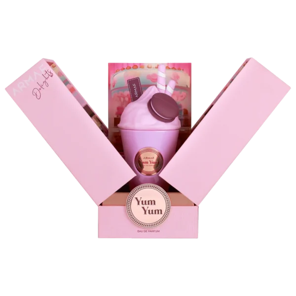 Perfume Armaf Delights Yum Yum con notas de mango y coco, original y disponible en nuestra perfumería de Barranquilla