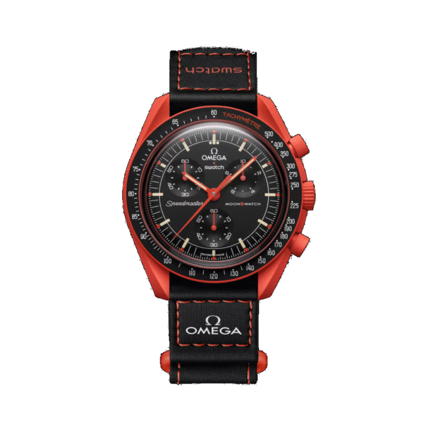 Swatch MISSION ON EARTH - LAVA SO33O100 con caja Bioceramic naranja – Mundo Reloj Barranquilla