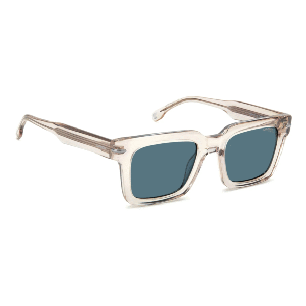 Gafas Carrera urbanas nude con lentes azul acero – Tienda de gafas Barranquilla