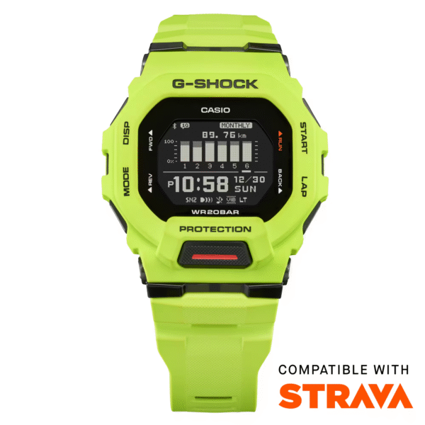 Casio GBD-200-9DR con Bluetooth y acelerómetro – Relojes Colombia