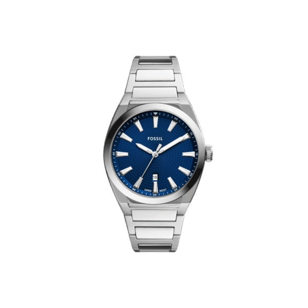 Reloj Fossil Everett FS5822 para hombre azul y acero - Mundo Reloj Barranquilla