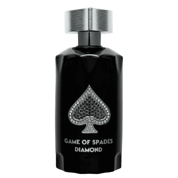 Frasco negro Jo Milano Diamond con notas especiadas – Perfumes Colombia