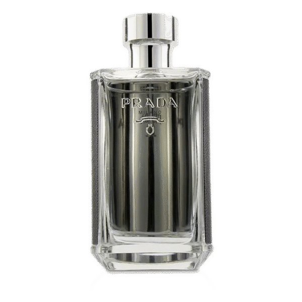 Frasco metálico Prada L’Homme con notas amaderadas – Perfumes Colombia