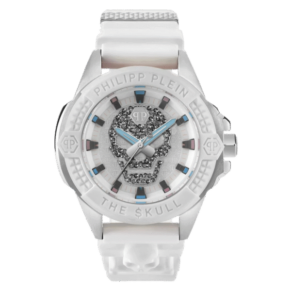 Reloj Philipp Plein EL $ KULL blanco unisex – Mundo Reloj Barranquilla