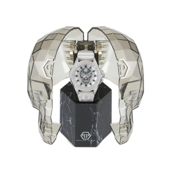 Reloj con calavera y correa de silicona – Relojes Colombia