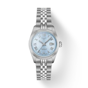 Tissot Ballade 30mm T156.208.11.353.00 con esfera azul hielo y brazalete de acero