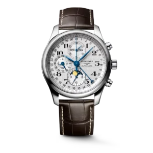 Longines Master Collection L2.773.4.78.3 con esfera plateada y fase lunar