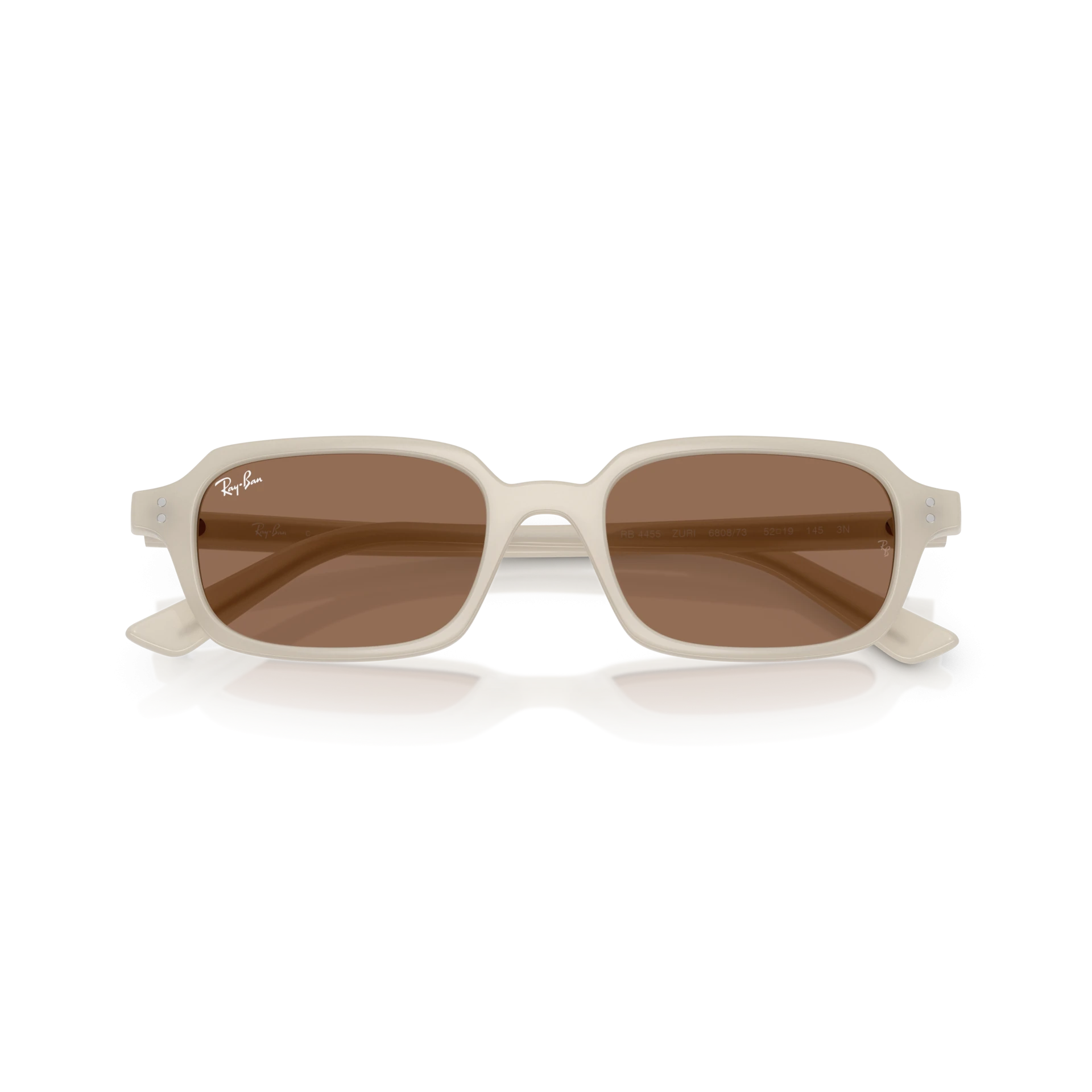 Ray‑Ban Zuri RB4455 680873 con montura havana y lentes marrones UV.